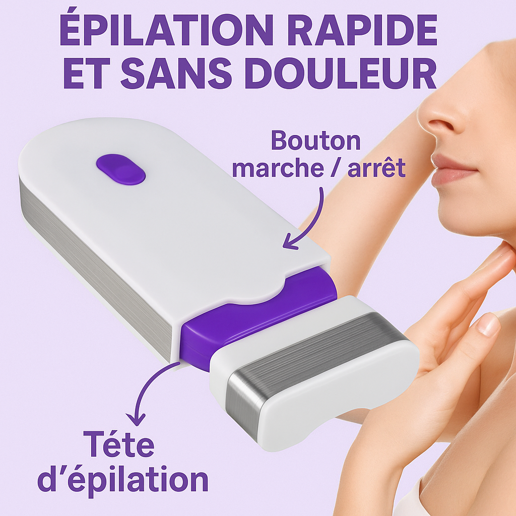 Skinova™ – Rasoir Électrique 2 en 1